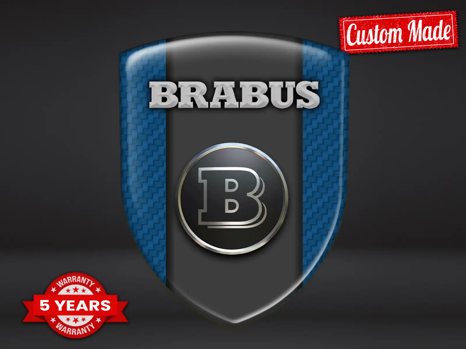 Brabus Pegatinas Parachoques Autos Deporte Estrella Moderna